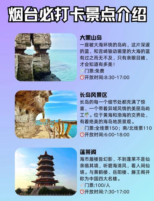 烟台旅游景点排行榜